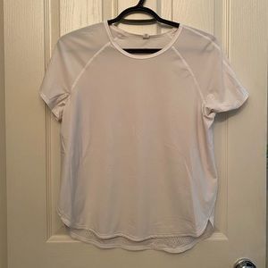 White Lulu shirt with side splits